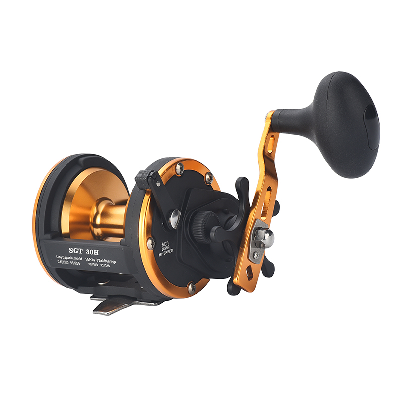 Fishing Boat Steering Wheel - Szczurka z bębnem do trollingu, kołowrotek